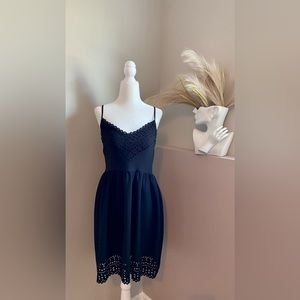 Pink Three Hearts Trixxi‎ Medium Wedding Guest Homecoming Graduation Black Dress